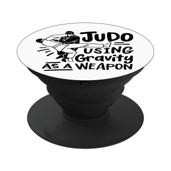 Judo using gravity as a weapon, Phone Holders Stand  Black Hand-held Mobile Phone Holder