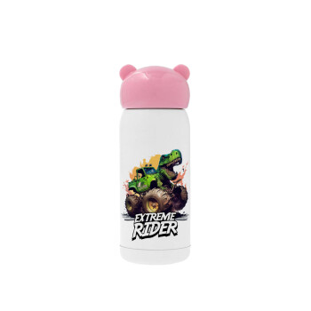 Extreme rider Dyno, Pink stainless steel thermal flask, 320ml