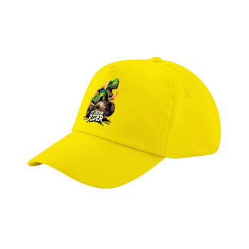 Extreme rider Dyno, Child's Baseball Cap, 100% Cotton Twill, Yellow (COTTON, CHILD, UNISEX, ONE SIZE)