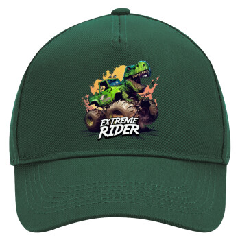 Extreme rider Dyno, Adult Ultimate Hat GREEN, (100% COTTON DRILL, ADULT, UNISEX, ONE SIZE)