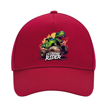 Extreme rider Dyno, Adult Ultimate Hat RED, (100% COTTON DRILL, ADULT, UNISEX, ONE SIZE)