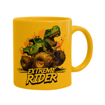 Extreme rider Dyno, Κούπα, κεραμική κίτρινη, 330ml (1 τεμάχιο)