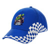 Adult Ultimate BLUE RACING Cap, (100% COTTON DRILL, ADULT, UNISEX, ONE SIZE)