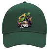 Adult Ultimate Hat GREEN, (100% COTTON DRILL, ADULT, UNISEX, ONE SIZE)