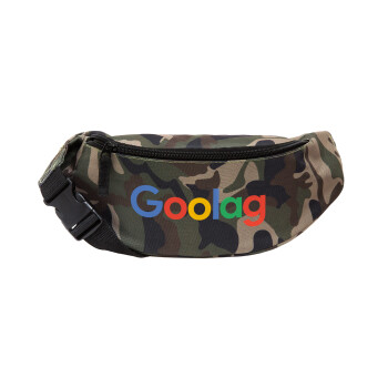 Goolag, Unisex waist bag (banana) in Jungle camouflage color with 2 pockets