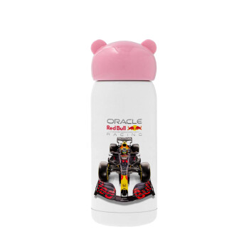 Redbull Racing Team F1, Pink stainless steel thermal flask, 320ml