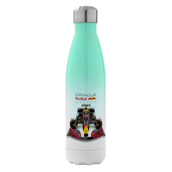 Redbull Racing Team F1, Metal mug thermos Green/White (Stainless steel), double wall, 500ml