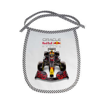 Redbull Racing Team F1, Σαλιάρα μωρού αλέκιαστη με κορδόνι Μαύρη