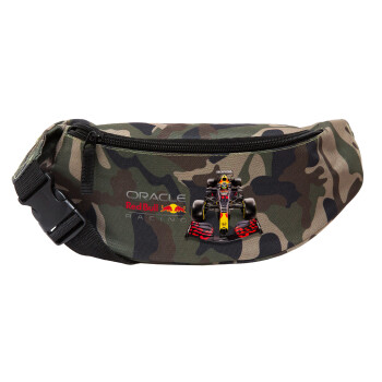 Redbull Racing Team F1, Unisex waist bag (banana) in Jungle camouflage color with 2 pockets