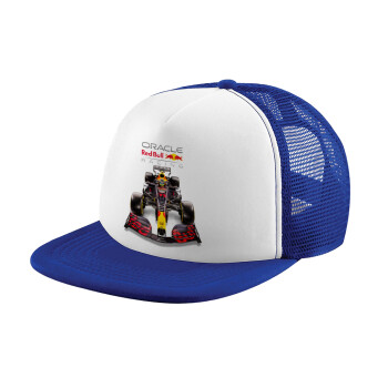 Redbull Racing Team F1, Καπέλο Ενηλίκων Soft Trucker με Δίχτυ Blue/White (POLYESTER, ΕΝΗΛΙΚΩΝ, UNISEX, ONE SIZE)
