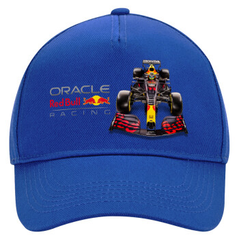 Redbull Racing Team F1, Ultimate Adult Hat BLUE, (100% COTTON DRILL, ADULT, UNISEX, ONE SIZE)