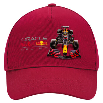 Redbull Racing Team F1, Adult Ultimate Hat RED, (100% COTTON DRILL, ADULT, UNISEX, ONE SIZE)