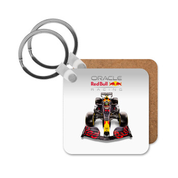 Redbull Racing Team F1, Μπρελόκ Ξύλινο τετράγωνο MDF