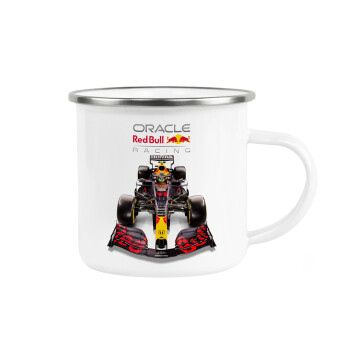 Redbull Racing Team F1, Κούπα Μεταλλική εμαγιέ λευκη 360ml