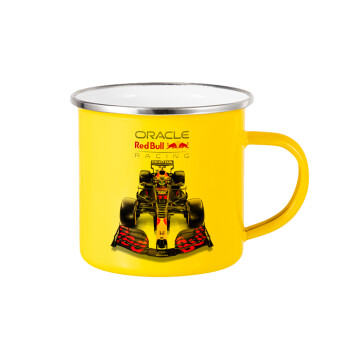 Redbull Racing Team F1, Κούπα Μεταλλική εμαγιέ Κίτρινη 360ml