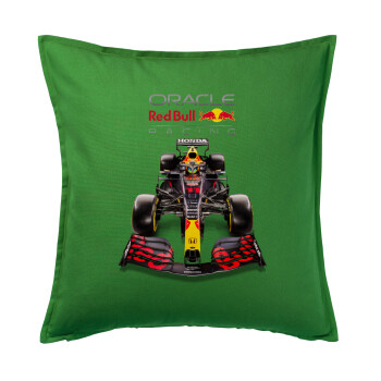 Redbull Racing Team F1, Sofa cushion Green 50x50cm includes filling