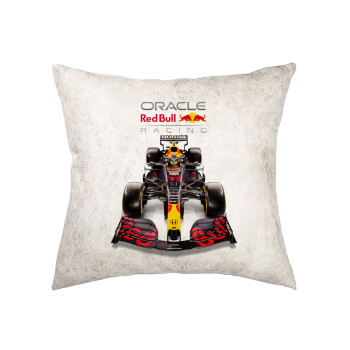Redbull Racing Team F1, Μαξιλάρι καναπέ Δερματίνη Γκρι 40x40cm με γέμισμα