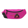 Unisex waist bag (banana) in PINK color with 2 pockets