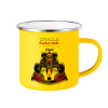 Yellow Enamel Metallic Cup 360ml