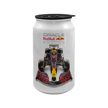 Redbull Racing Team F1, Κούπα ταξιδιού μεταλλική με καπάκι (tin-can) 500ml