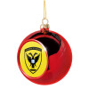 Christmas tree ball Red 8cm