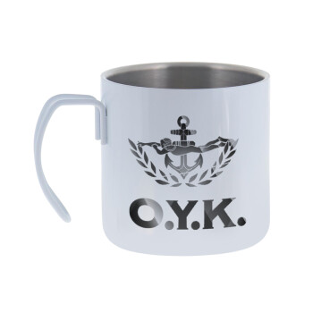 Ο.Υ.Κ., Mug Stainless steel double wall 400ml