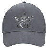 Ultimate Adult Hat Grey, (100% COTTON DRILL, ADULT, UNISEX, ONE SIZE)