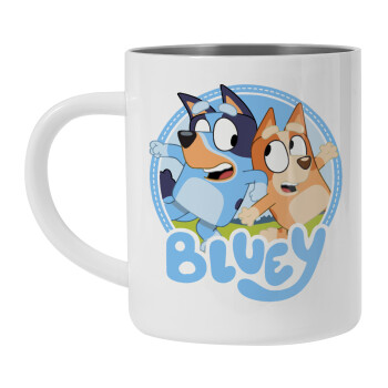 Bluey dog, Mug Stainless steel double wall 300ml