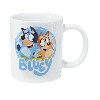 Bluey dog, Κούπα Giga, κεραμική, 590ml