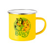 Yellow Enamel Metallic Cup 360ml