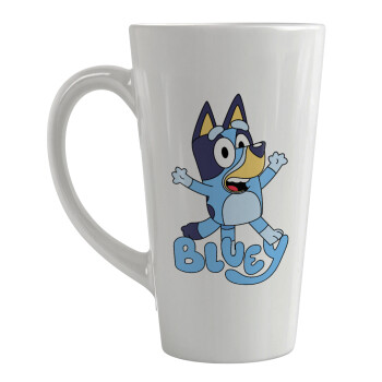 The Bluey, Κούπα κωνική Latte Μεγάλη, κεραμική, 450ml