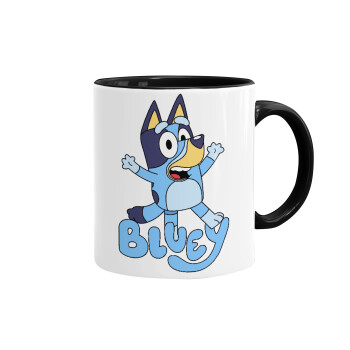 The Bluey, Mug colored black, ceramic, 330ml
