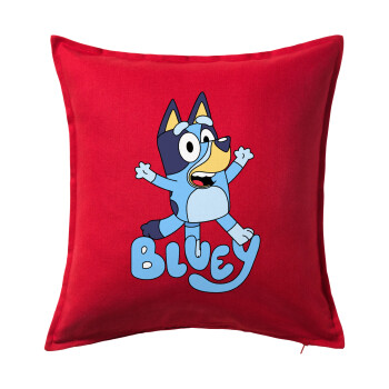 The Bluey, Sofa cushion RED 50x50cm includes filling