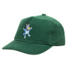 Children's Baseball Cap, 100% Cotton Drill, GREEN (COTTON, CHILDREN'S, ONE SIZE)