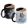 Color changing magic Mug, ceramic, 330ml when adding hot liquid inside, the black colour desappears (1 pcs)