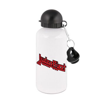 Judas Priest, Metal water bottle, White, aluminum 500ml