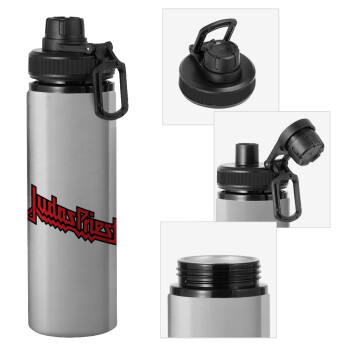 Judas Priest, Metallic water bottle with safety cap, 850ml aluminum