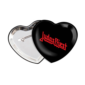 Judas Priest, Κονκάρδα παραμάνα καρδιά (57x52mm)