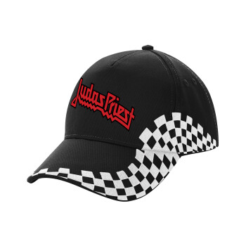 Judas Priest, Adult Ultimate BLACK RACING Cap, (100% COTTON DRILL, ADULT, UNISEX, ONE SIZE)