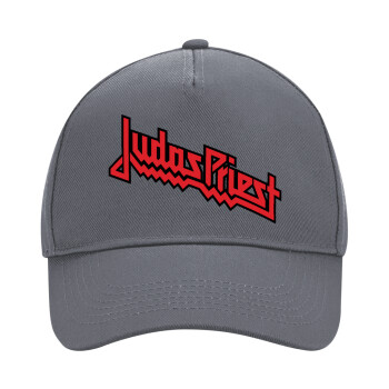 Judas Priest, Ultimate Adult Hat Grey, (100% COTTON DRILL, ADULT, UNISEX, ONE SIZE)