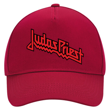 Judas Priest, Adult Ultimate Hat RED, (100% COTTON DRILL, ADULT, UNISEX, ONE SIZE)