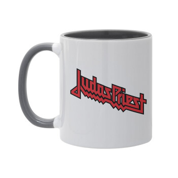 Judas Priest, Mug colored grey, ceramic, 330ml