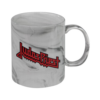 Judas Priest, Mug ceramic marble style, 330ml