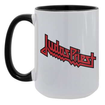 Judas Priest, Κούπα Mega 15oz, κεραμική Μαύρη, 450ml