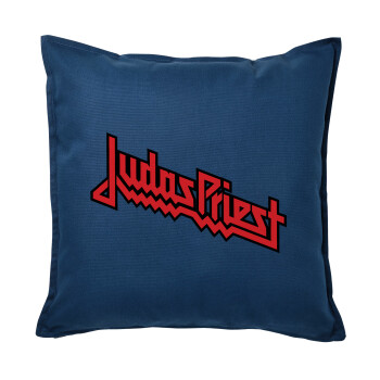 Judas Priest, Sofa cushion Blue 50x50cm includes filling