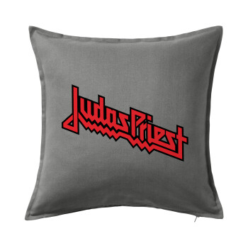 Judas Priest, Sofa cushion Grey 50x50cm includes filling