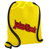 Backpack pouch GYMBAG Yellow, with pocket (40x48cm) & thick cords