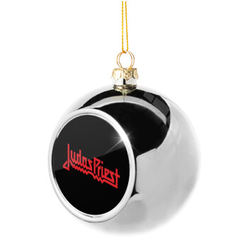 Judas Priest, Χριστουγεννιάτικη μπάλα δένδρου Ασημένια 8cm