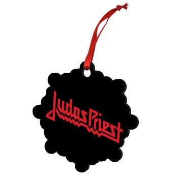 Judas Priest, Χριστουγεννιάτικο στολίδι snowflake ξύλινο 7.5cm