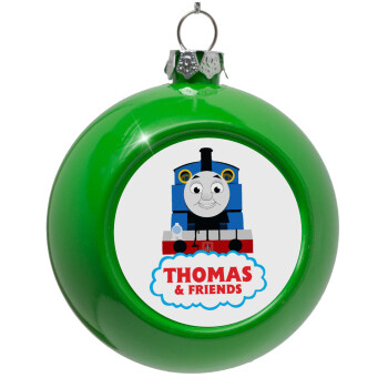 Τόμας το τρενάκι, Green Christmas tree ornament bauble 8cm